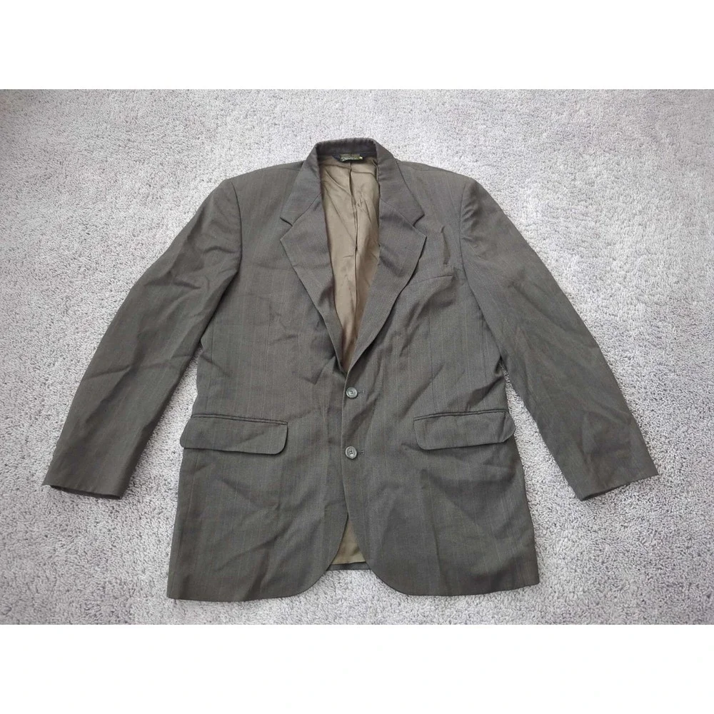 Vintage Pierre Balman Blazer Coat Mens Pure Wool Made in USA *FLAW* AS IS
